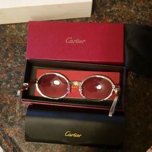 Authentic full rin Cartier  glasses